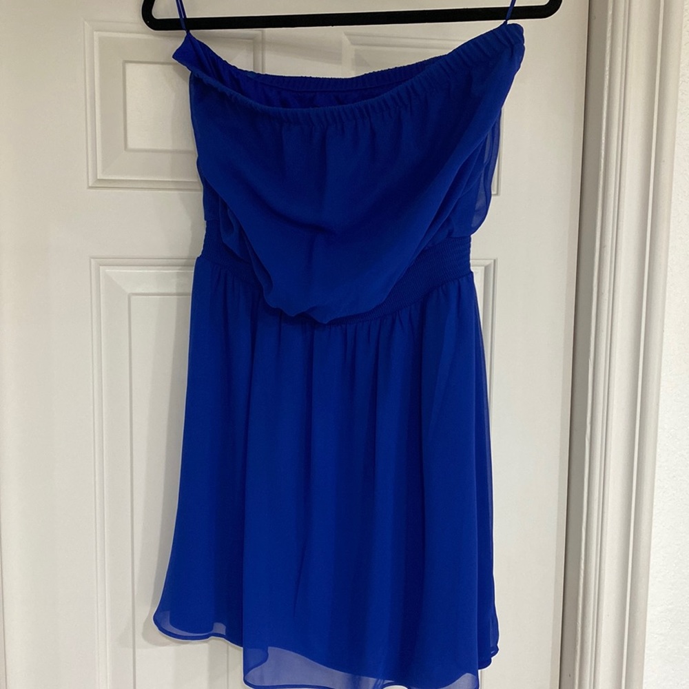 Like new, strapless dress